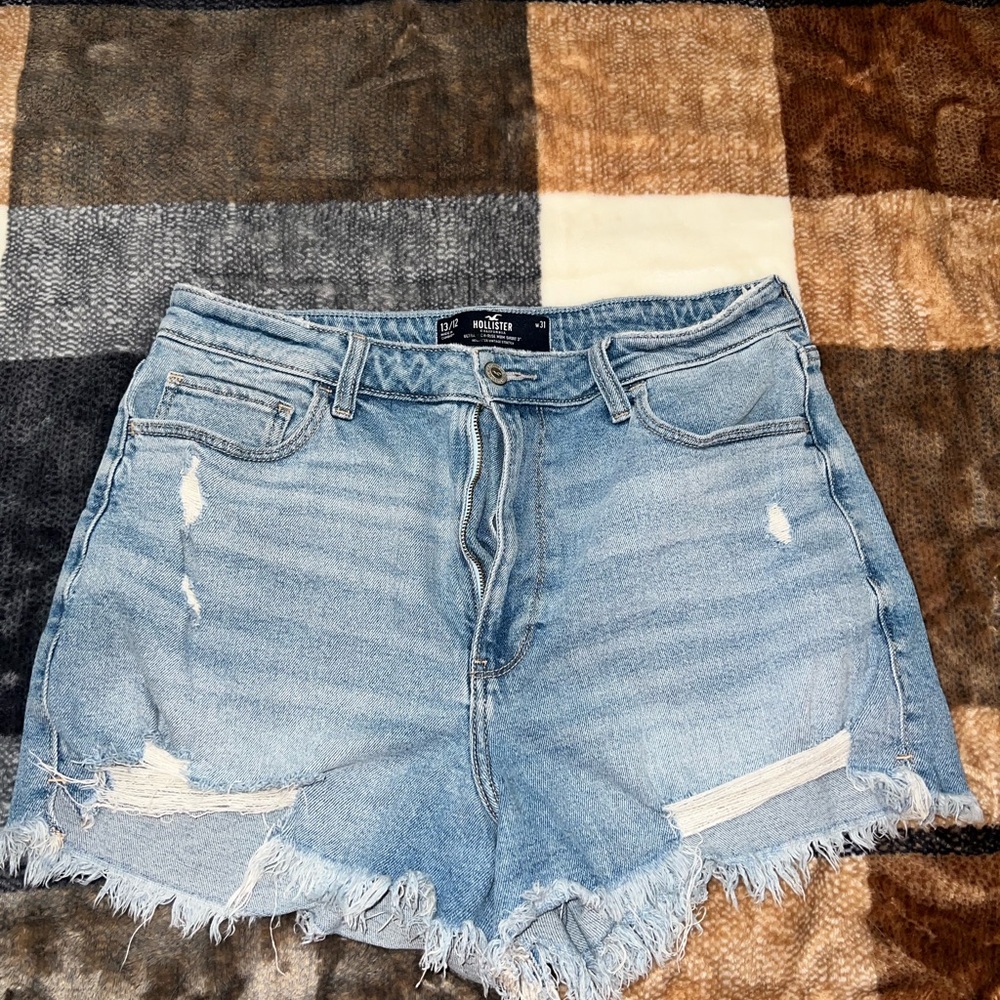 Distressed Hollister shorts